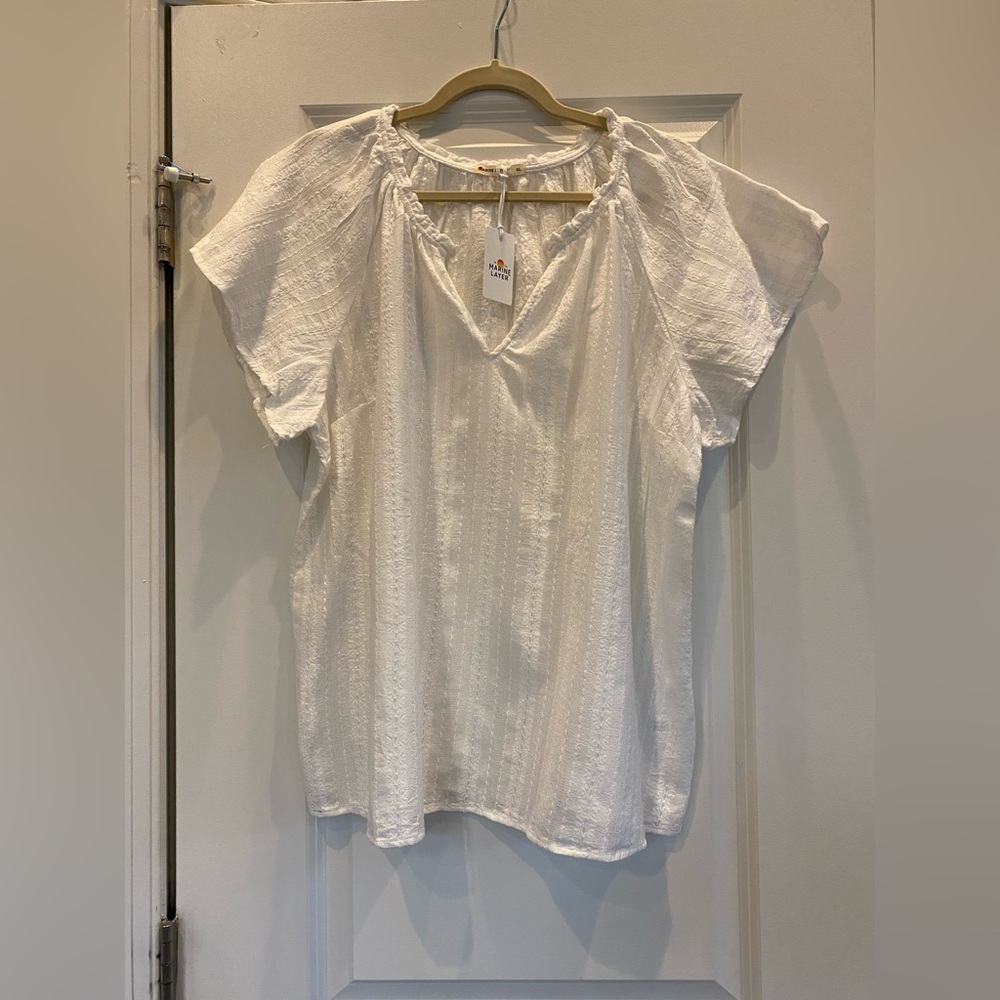Marine Layer White Women's Top NWT